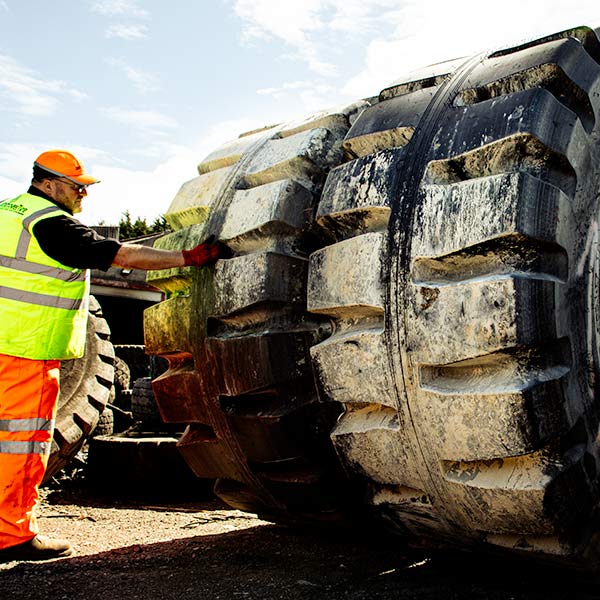 The tyre recycling process produces a rough shred which can then be chopped into finer rubber mulch or crumb rubber